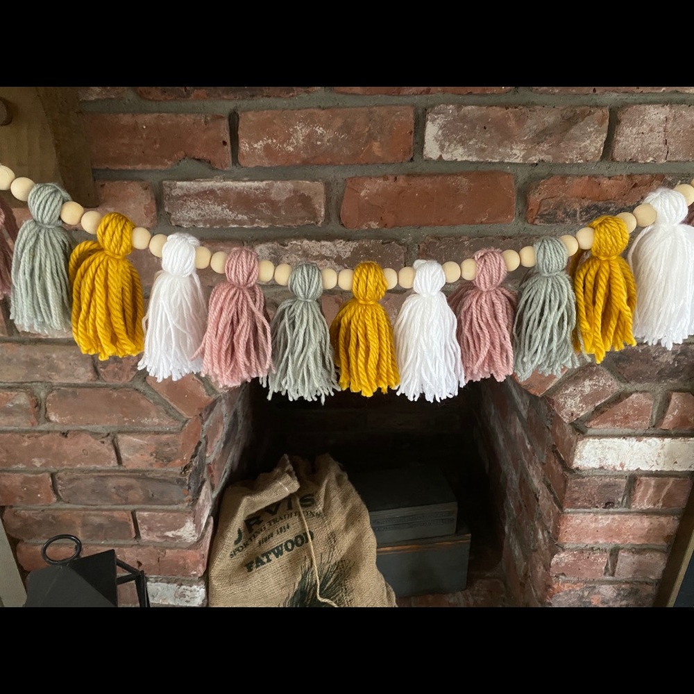 Boho Tassel Beaded Garland